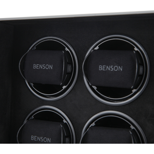 Benson Quad Watch Winder Wood Black Series 4.16.M