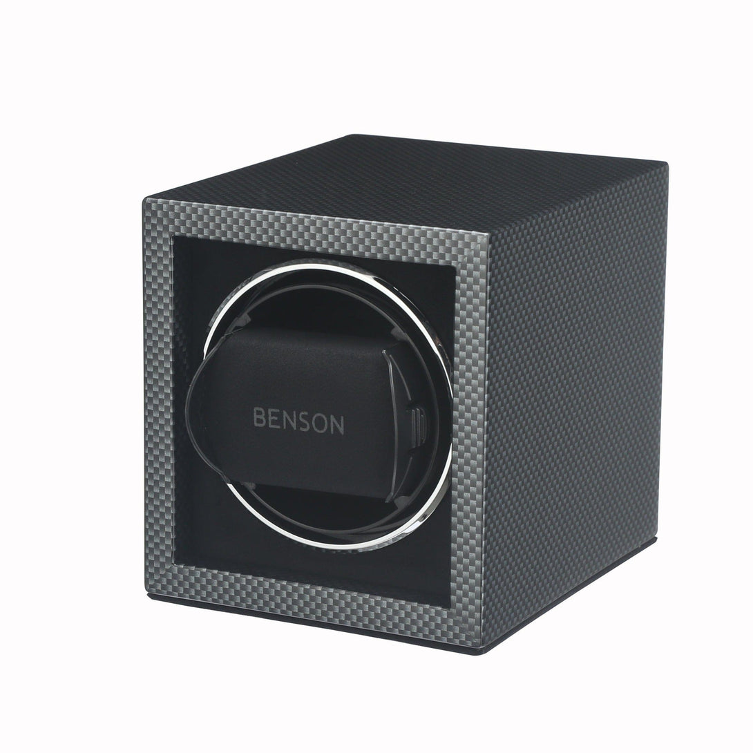 Benson Single Watch Winder Carbon Fiber Compact 1.20.CS
