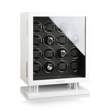 Heisse & Söhne 16 Piece Watch Winder White Collector White and Black 16 Watches