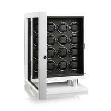 Heisse & Söhne 16 Piece Watch Winder White Collector White and Black 16 Watches