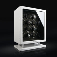Heisse & Söhne 16 Piece Watch Winder White Collector White and Black 16 Watches