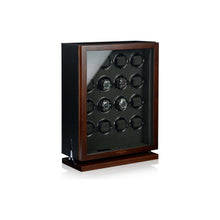 Heisse & Söhne 16 Piece Watch Winder Wood Triton Walnut & Black 16 Watches