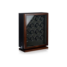 Heisse & Söhne 16 Piece Watch Winder Wood Triton Walnut & Black 16 Watches