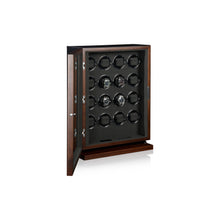 Heisse & Söhne 16 Piece Watch Winder Wood Triton Walnut & Black 16 Watches