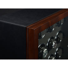 Heisse & Söhne 16 Piece Watch Winder Wood Triton Walnut & Black 16 Watches