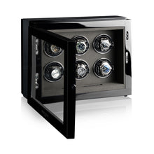 Heisse & Söhne 6 Piece Watch Winder Black Watch Master 6 Black & Carbon
