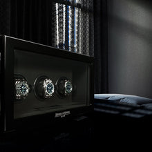 Heisse & Söhne 6 Piece Watch Winder Black Watch Master 6 Black & Carbon