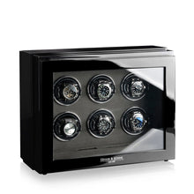 Heisse & Söhne 6 Piece Watch Winder Black Watch Master 6 Black