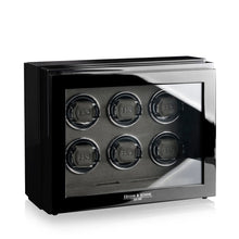 Heisse & Söhne 6 Piece Watch Winder Black Watch Master 6 Black