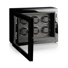 Heisse & Söhne 6 Piece Watch Winder Black Watch Master 6 Black