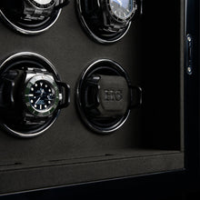 Heisse & Söhne 6 Piece Watch Winder Black Watch Master 6 Black