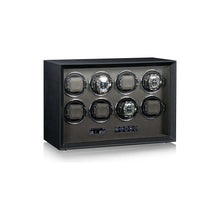Heisse & Söhne 8 Piece Watch Winder Black Watch Guard 8 Black