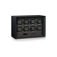 Heisse & Söhne 8 Piece Watch Winder Black Watch Guard 8 Black