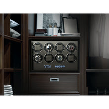 Heisse & Söhne 8 Piece Watch Winder Black Watch Guard 8 Black