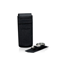 Heisse & Söhne Travel Case Black Mondo Saffiano Black