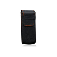 Heisse & Söhne Travel Case Black Mondo Saffiano Black & Orange
