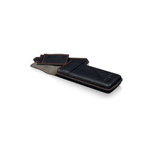 Heisse & Söhne Travel Case Black Mondo Saffiano Black & Orange