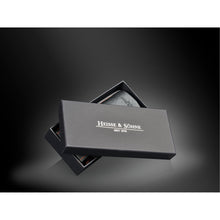 Heisse & Söhne Travel Case Black Mondo Saffiano Black & Orange