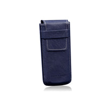 Heisse & Söhne Travel Case Blue Mondo Saffiano Blue & White