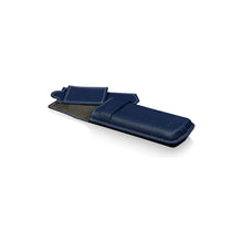 Heisse & Söhne Travel Case Blue Mondo Saffiano Blue & White
