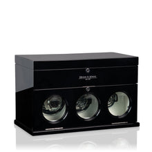 Heisse & Söhne Triple Watch Winder Black Loop 3 Black & White