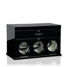 Heisse & Söhne Triple Watch Winder Black Loop 3 Black & White