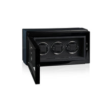 Heisse & Söhne Triple Watch Winder Black Watch Master 3 Black & Carbon