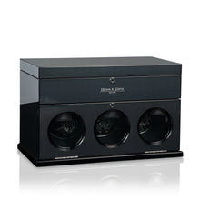 Heisse & Söhne Triple Watch Winder Carbon Fiber Loop 3 Carbon & Black