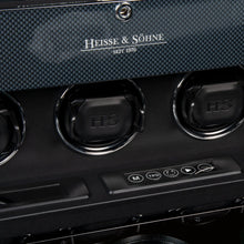 Heisse & Söhne Triple Watch Winder Carbon Fiber Loop 3 Carbon & Black