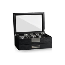 Heisse & Söhne Watch Box Black Monteray 10 Watches Black Box