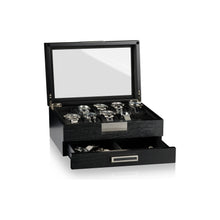 Heisse & Söhne Watch Box Black Monteray 10 Watches Black Box