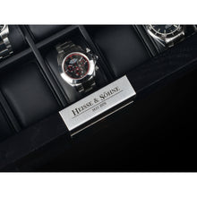 Heisse & Söhne Watch Box Black Monteray 10 Watches Black Box