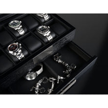 Heisse & Söhne Watch Box Black Monteray 10 Watches Black Box