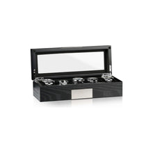 Heisse & Söhne Watch Box Black Monteray 5 Watches Black Box