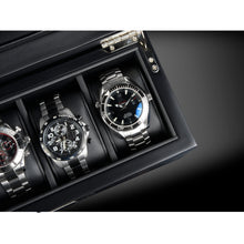 Heisse & Söhne Watch Box Black Monteray 5 Watches Black Box