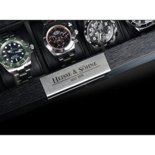 Heisse & Söhne Watch Box Black Monteray 5 Watches Black Box