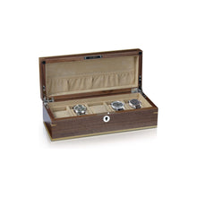 Heisse & Söhne Watch Box Wood Aberdeen 5 Watches Brown