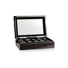 Heisse & Söhne Watch Box Wood Executive 10 Watches Quercus & Black Box