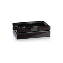 Heisse & Söhne Watch Box Wood Executive 10 Watches Quercus & Black Box