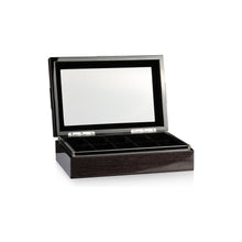 Heisse & Söhne Watch Box Wood Executive 10 Watches Quercus & Black Box