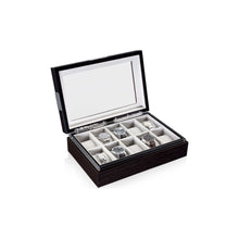 Heisse & Söhne Watch Box Wood Executive 10 Watches Quercus & Gray Box