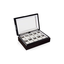 Heisse & Söhne Watch Box Wood Executive 10 Watches Quercus & Gray Box