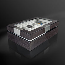 Heisse & Söhne Watch Box Wood Executive 10 Watches Quercus & Gray Box
