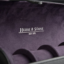 Heisse & Söhne Watch Roll Black Rondo 5 Watch Roll Black & Purple