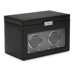 WOLF Viceroy Double Winder With Storage - Watch Winder Pros