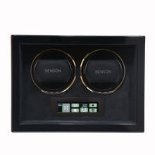 Benson Double Watch Winder Black Compact 2.20.BG