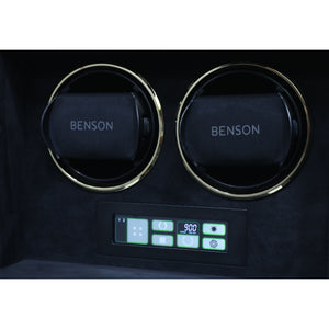 Benson Double Watch Winder Black Compact 2.20.BG