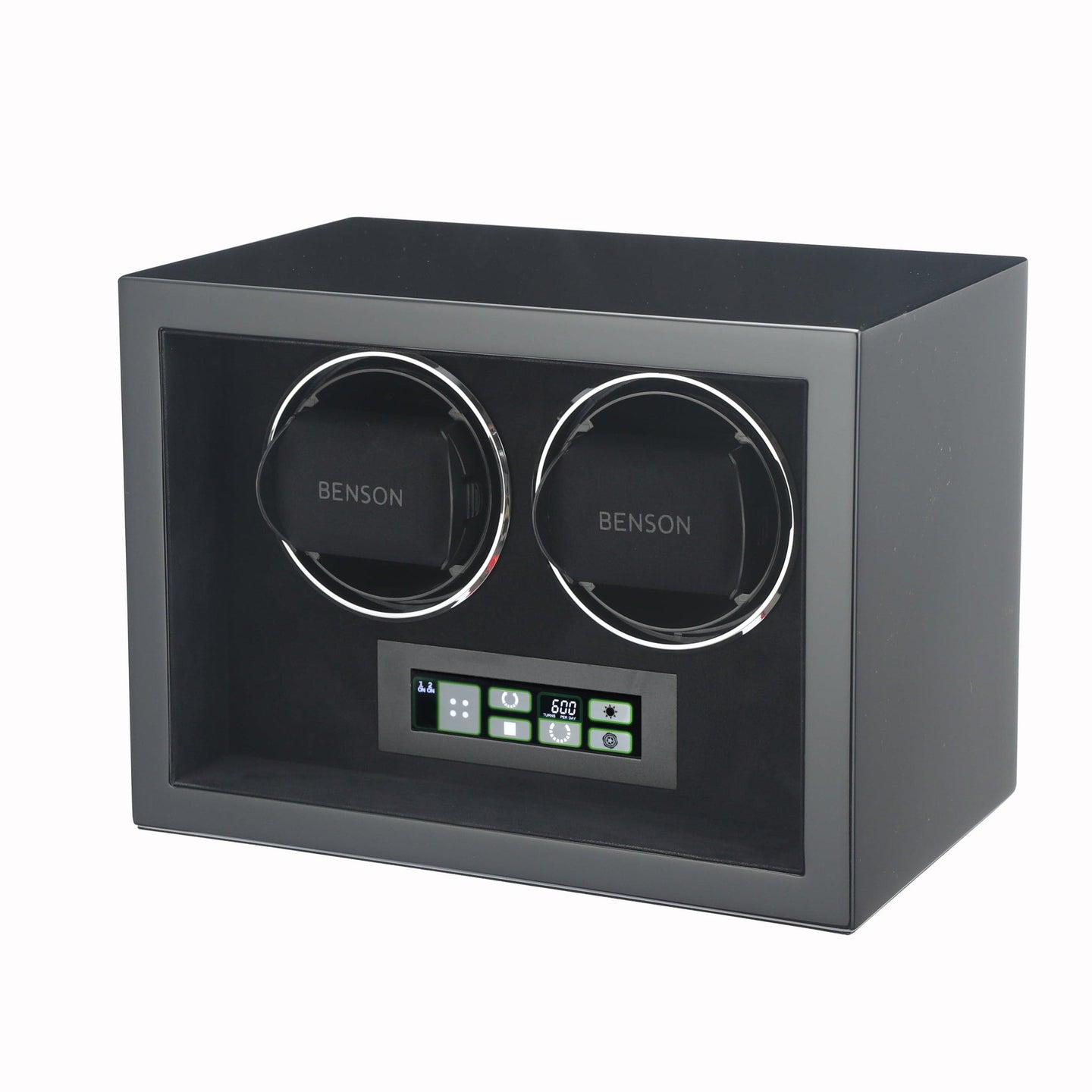 Benson Double Watch Winder Black Compact 2.20.BS