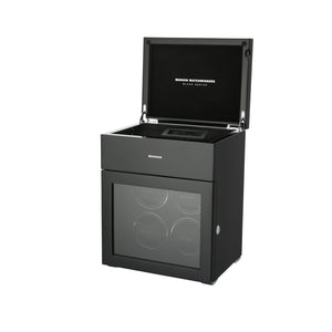 Benson Quad Watch Winder Black Black Series 4.16.B