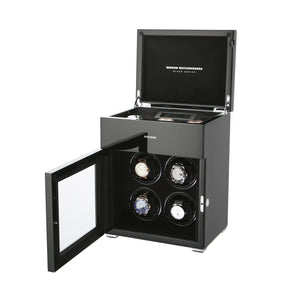 Benson Quad Watch Winder Black Black Series 4.16.B